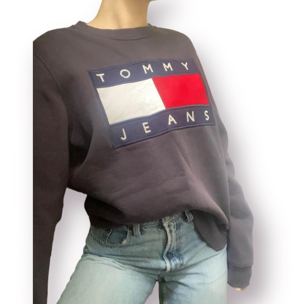 Tommy Hilfiger Black Crew Neck Sweater